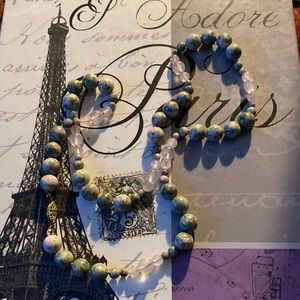 Stone and Quartz Necklace